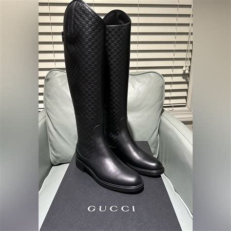 guccissima riding boots